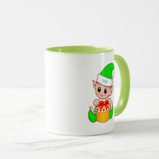 Niedlich Green Elf Tasse (VorderseiteRechts)