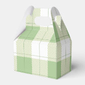 Niedlich Green Gingham Kariert Holiday Geschenkschachtel (Rückseite)