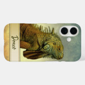 Niedlich Green Iguana Personalizable Case-Mate iPhone Hülle (Rückseite (Horizontal))