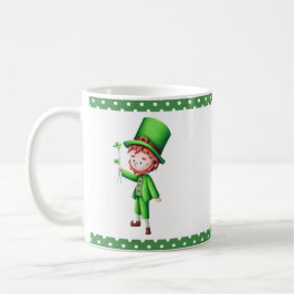 Niedlich Green Leprechaun Kaffeetasse