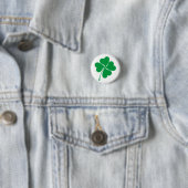Niedlich Green Lucky 4 Blätter Herz Clover Kleebla Button (Beispiel)