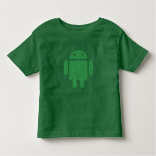 Niedlich Green Robot Kleinkind T-shirt