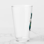 Niedlich Green Snowman Weihnachten Glas (Rechts)