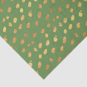 Niedlich Green und Gold Seidenpapier (Ausschnitt)