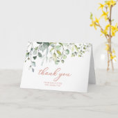 Niedlich Greenery Eucalyptus Brautparty Vielen Dan Karte (Gelbe Blume)