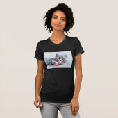 Niedlich Grey Tabby Cat Weihnachtsfeiertag Xmas T-Shirt (Vorne ganz)