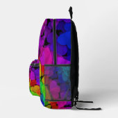Niedlich Groovy Hearts Rainbow Bedruckter Rucksack (Rechts)