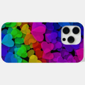 Niedlich Groovy Hearts Rainbow Case-Mate iPhone Hülle (Rückseite (Horizontal))