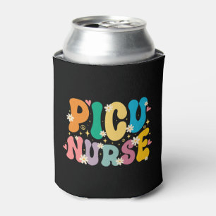 Niedlich Groovy PICU NurseRetro Pädiatrische Inten Dosenkühler
