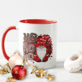 Niedlich Groovy Red Gnome Weihnachtsfrauen Tasse