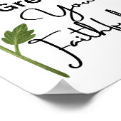 Niedlich Großartig ist Ihr Christliches Zitat Poster (Ecke)