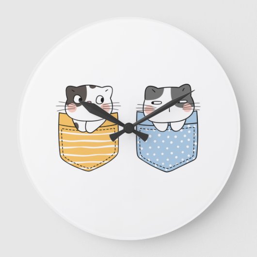 Niedlich Große Wanduhr (Vorderseite)