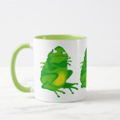 NIEDLICH GRUMPY GREEN FROG TASSE (Links)
