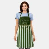 Niedlich Grün frohe Weihnachtsfeiertage Backen Sch Schürze (Getragen)