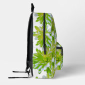 Niedlich grüne blühende Blume Grün daisy Bedruckter Rucksack (Links)