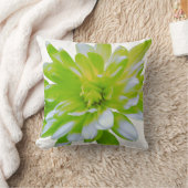 Niedlich grüne blühende Blume Grün daisy Kissen (Decke)