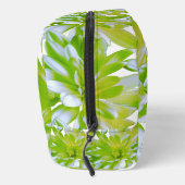 Niedlich grüne blühende Blume Grün daisy Waschbeutel (Rechts)