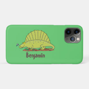 Niedlich-grüne Dimetrodon-Cartoon Case-Mate iPhone Hülle