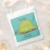Niedlich-grüne Dimetrodon-Cartoon Geschenktütchen (Ausgeschnitten)
