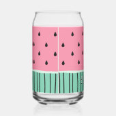 Niedlich Grüne Rosa Pastel Watermelon Persönlich Dosenglas (Rechts)