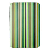 Niedlich-grüne Streifen Badematte (Vorderseite Vertikal)