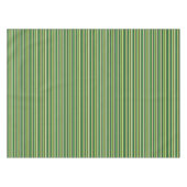 Niedlich-grüne Streifen Tischdecke (Vorderseite (Horizontal))