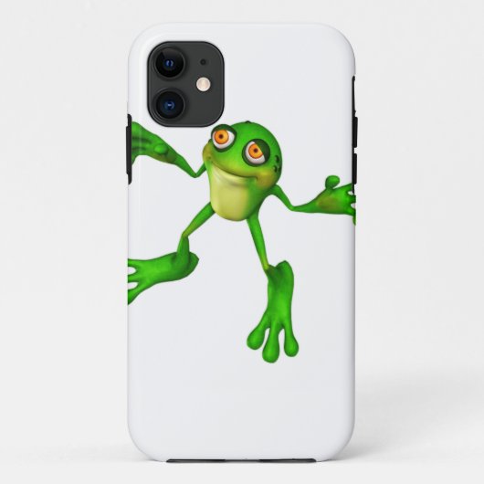 Niedlich-grüner Froggy Case-Mate iPhone Hülle (Rückseite)