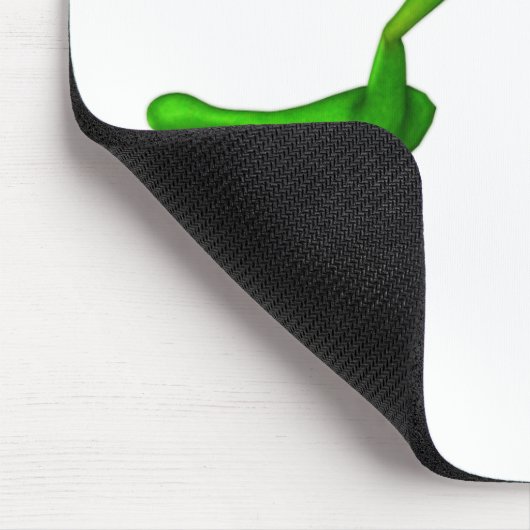 Niedlich-grüner Froggy Mousepad (Ecke)