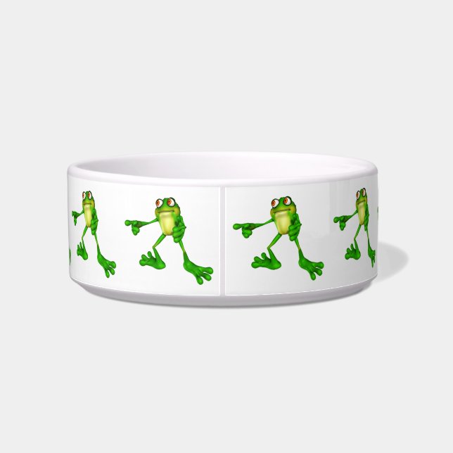 Niedlich-grüner Froggy Napf (Rückseite)
