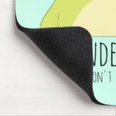 Niedlich Grüner Frosch verstehen Mousepad (Ecke)