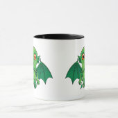 Niedlich grünes Cthulhu-Monster Tasse (Zentrum)