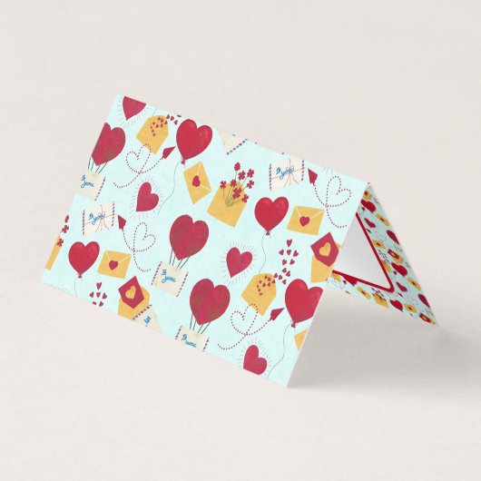 Niedlich Grungy Hübsch Valentines Liebe Brief (Vorderseite)