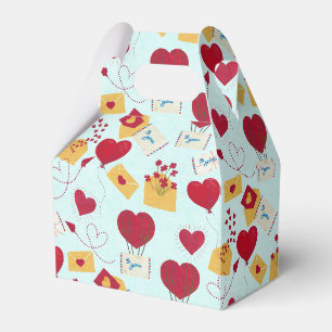 Niedlich Grungy Hübsch Valentines Liebe Brief Geschenkschachtel