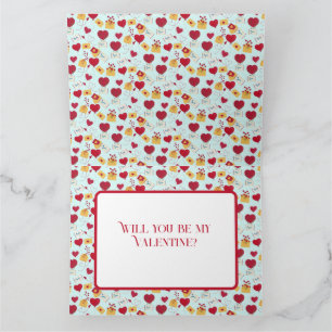 Niedlich Grungy Hübsch Valentines Liebe Brief Karte