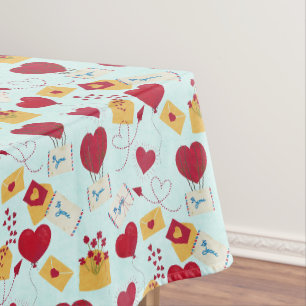 Niedlich Grungy Hübsch Valentines Liebe Brief Tischdecke