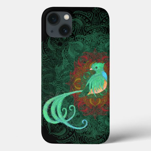 Niedlich Guatemala Resplendent Quetzal Green Mehnd Case-Mate iPhone Hülle (Rückseite)