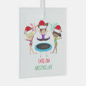Niedlich Gymnastik Custom Kids Gymnastik Weihnacht Ornament Aus Glas (Vorderseite Rechts)