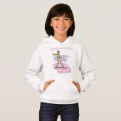 Niedlich Gymnastik Girl Gesegnet & Beaming Hoodie (Vorne ganz)