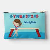 Niedlich Gymnastik Mädchen für Kinder Zubehörtasche (Rückseite)