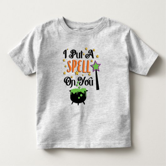 Niedlich habe ich dir einen Zauber angeschrieben Kleinkind T-shirt (Vorderseite)