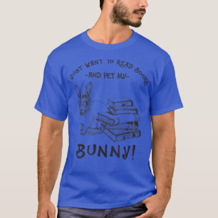 Niedlich habe ich gerade Gewollt Bücher zu lesen u T-Shirt