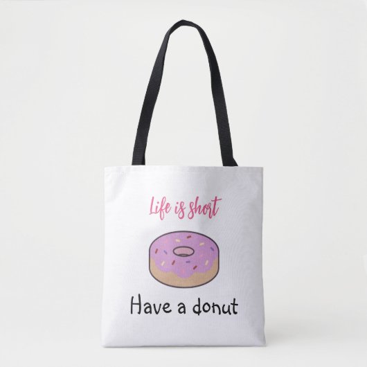Niedlich haben Donut Tasche (Vorderseite)