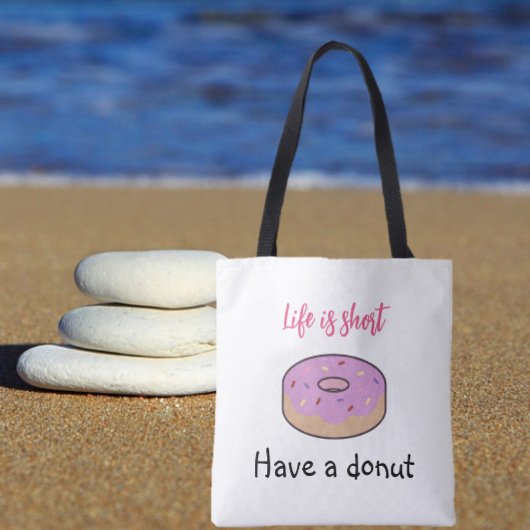 Niedlich haben Donut Tasche
