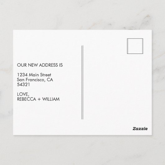 Niedlich haben wir moderne handgeschriebene Skript Postkarte (Rückseite)