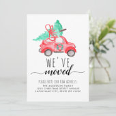 Niedlich haben wir Weihnachtswagenbaum-Feiertage v Ankündigung (Stehend Vorderseite)