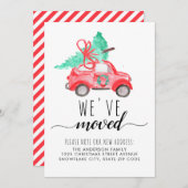 Niedlich haben wir Weihnachtswagenbaum-Feiertage v Ankündigung (Vorne/Hinten)