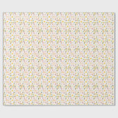 Niedlich Hallo Sommer Nahtloses Muster Geschenkpapier (Flach)