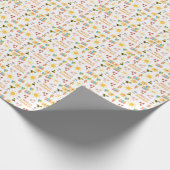 Niedlich Hallo Sommer Nahtloses Muster Geschenkpapier (Ecke)