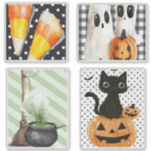 Niedlich Halloween Aufkleber (Vorderseite)
