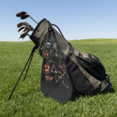 Niedlich Halloween Boo Pumpkin Golfhandtuch (Gras)